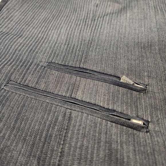 Guess Blue button up Vest zipper pockets XL - Picture 5 of 14